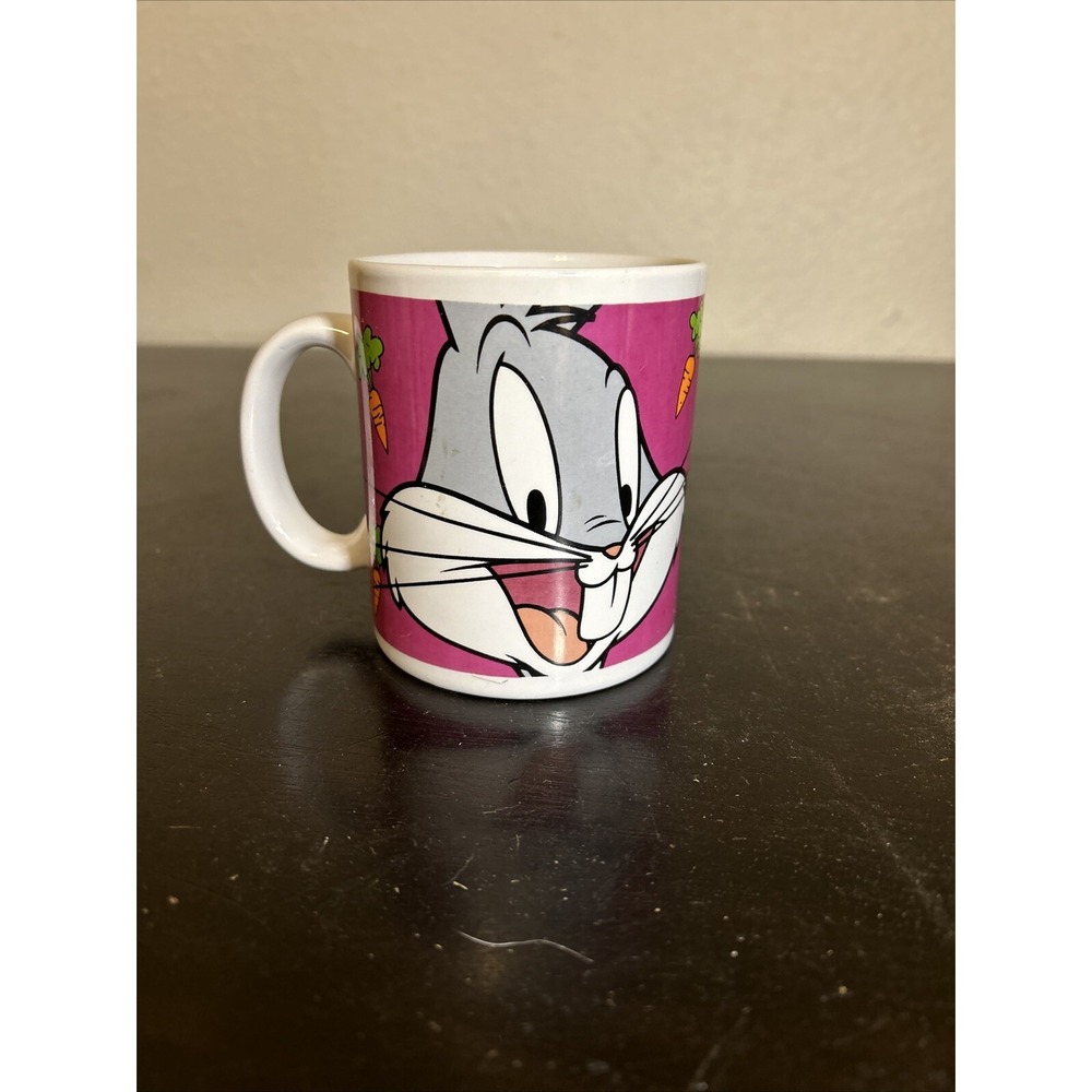 Vintage Bugs Bunny Looney Tunes Coffee Mug Looney Tunes by Gibson 1998 Used